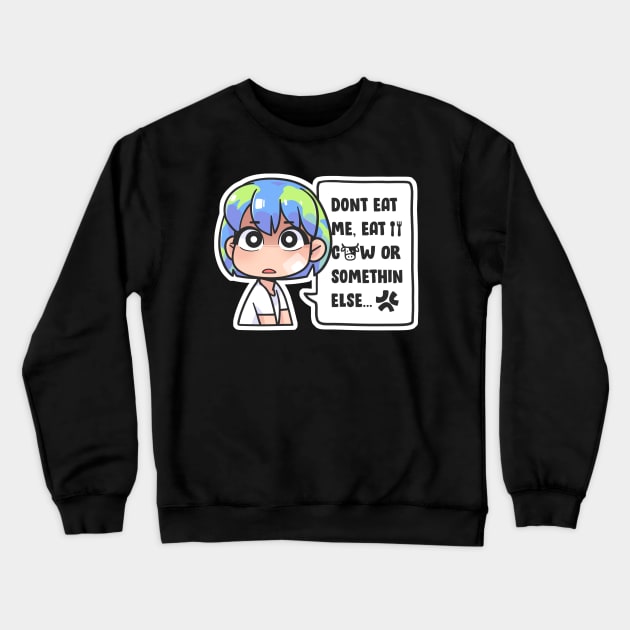 Earth Chan: Mad Crewneck Sweatshirt by badruzart